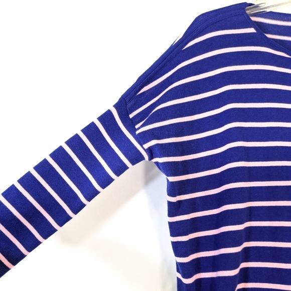 Lilly Pulitzer Oversized Elba Sweater - Twilight Blue / Pink Coba - Size XXS - Picture 5 of 8